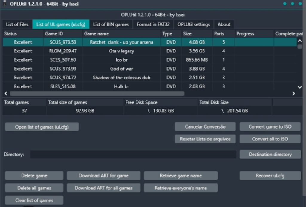 OPL Game Utility